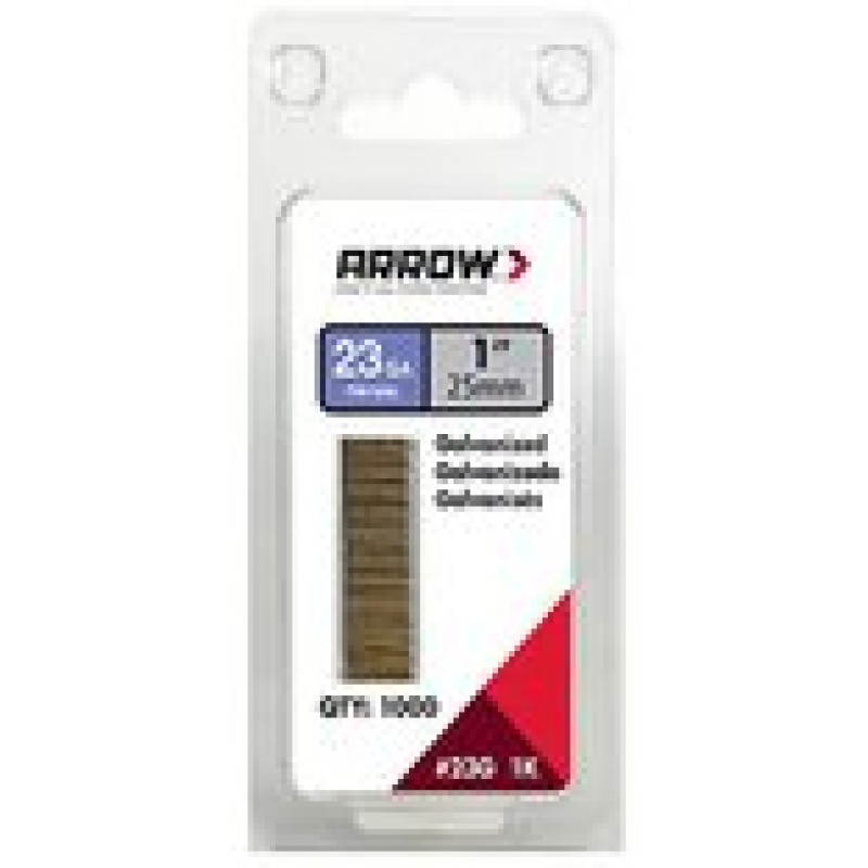 Arrow Fasteners 23G25-1K 1000PK 1 PIN NAILS