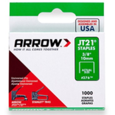 Arrow Fasteners 27624 3/8 STAPLES FOR F/T27