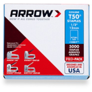 Arrow Fasteners 508IP 1/2 T50 5000PK STAPLE