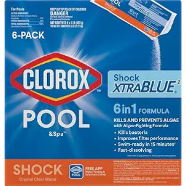 Clorox 36006CLX 1lb Pool Shock (6-Pack)