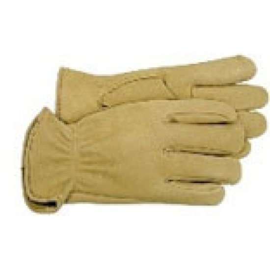 Boss 7186J Yellow Insulated Split Deerskin Leather Driver Gloves X-Large