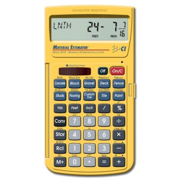 Calculated Industries 4019 MATERIAL ESTIM CALCULATOR
