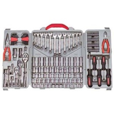 Crescent 150 Pc. 1/4" & 3/8" Drive 6 Point SAE/Metric Professional Tool Set