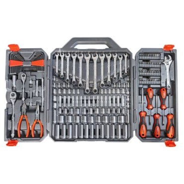 Crescent 180 Pc. 1/4" & 3/8" Drive 6 Point SAE/Metric Professional Tool Set
