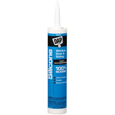 DAP  08646 9.8oz WHITE SILICONE SEALANT