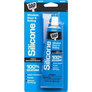 DAP  00752 2.8oz WHITE GP SILICONE