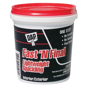 DAP  12140 1/2PT FAST 'N FINAL LIGHTWEIGHT SPACKLING