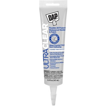 DAP 18387 5OZ ULTRA CLEAR CAULK