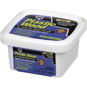 DAP  00525 QT LATEX ALL-PURPOSE PLASTIC WOOD FILLER