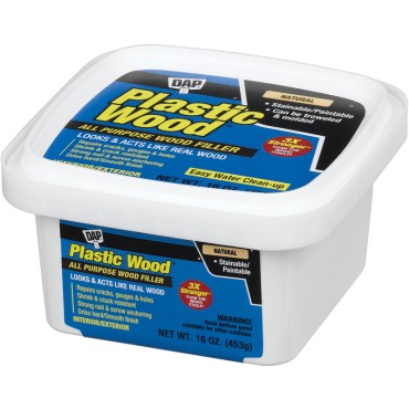 DAP  00529 PINT LATEX ALL-PURPOSE PLASTIC WOOD FILLER