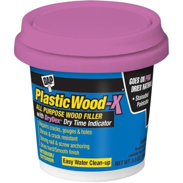 DAP 00540 5.5OZ PLASTIC WOOD-X FILLER