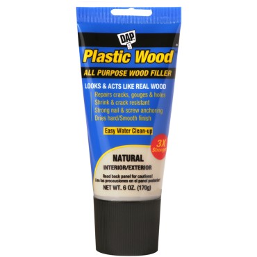 DAP 00581 6OZ NATURAL PLASTIC WOOD FILLER