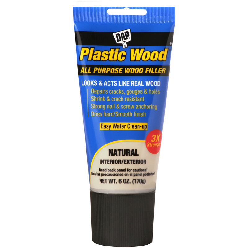 DAP 00581 6OZ NATURAL PLASTIC WOOD FILLER