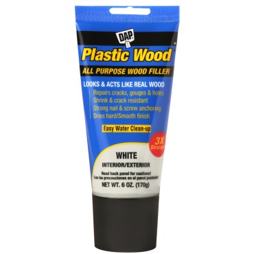 DAP 00585 6OZ WHITE PLASTIC WOOD FILLER