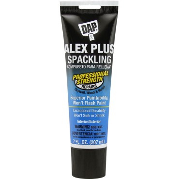 DAP 18744 7OZ ALEX PLUS SPACKLING