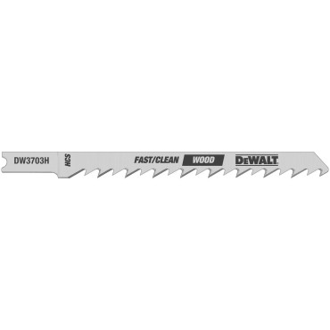 DEWALT DW3703H 4" 6 TPI Fast HCS U-Shank Cut Woodcutting Blade 5 Pack