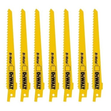 DeWALT 9" 6Tpi Bi-Metal Reciprocating Saw Blades (100 Pack)