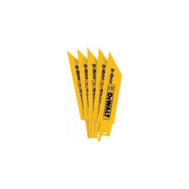 DeWALT DW4812 4" 24TPI Straight Back Bi-Metal Saw Blade 5 Pack