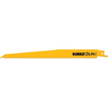 DeWALT 6" 6Tpi Bi-Metal Reciprocating Saw Blades (5 Pack)
