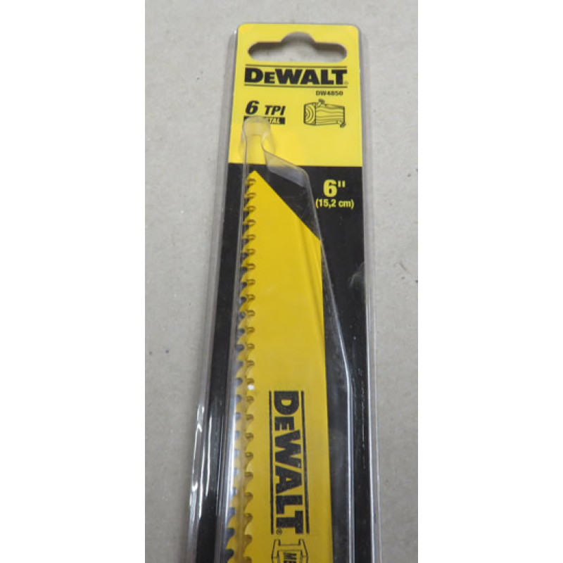 DeWALT DW4850 6" Metal Medium Cutting Saw Blades Pk 5