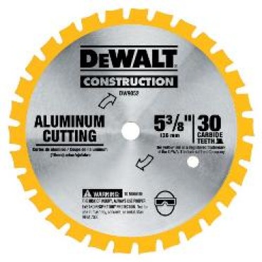 DeWALT DW9052 5-3/8" 30 Tooth Aluminum/ Non-Ferrous Cutting 5/8" Arbor