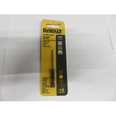 DeWALT DW2552 Hex Shank Drill Bit 1/16" 