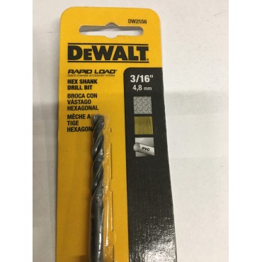 DeWALT DW2556 3/16" Hex Shank Drill Bit 