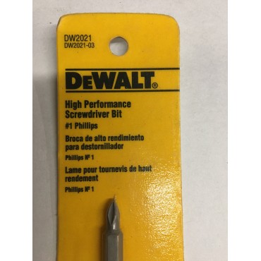 DeWALT DW2021 #1 Phillips Bit Tips 2"