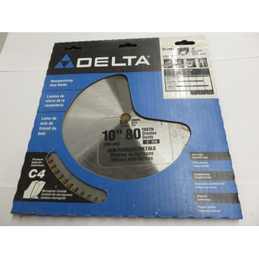 Delta 10" Carbide Metal Cutting Circular Saw Blade, 80T