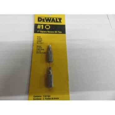 DeWALT DW2201 Insert Bit 1/4" Hex #1 Pk2