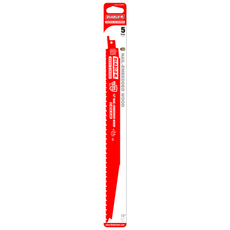 Diablo DB Demo Demon 12  6-12tpi 5pk