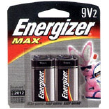 Energizer 522BP-2 2PK 9V ALKALN BATTERY