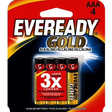 Energizer A92BP-4 AAA GOLD ALK BATTERY