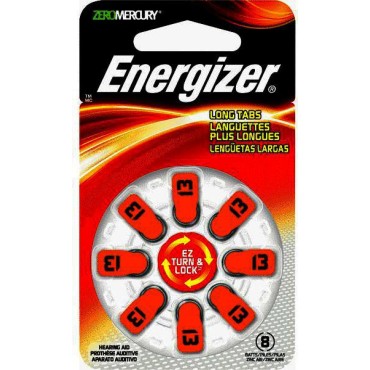 Energizer AZ13DP-8 SIZE 13 H AID BATTERY