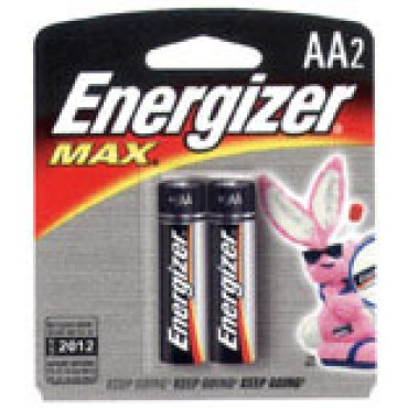 Energizer E91BP-2 2PK AA ALKALN BATTERY