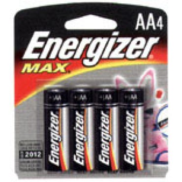 Energizer E91BP-4 4PK AA ALKALN BATTERY