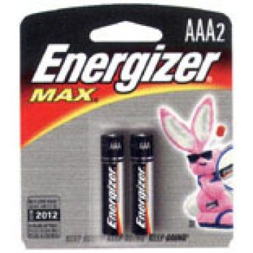 Energizer E92BP-2 2PK AAA ALKALN BATTERY