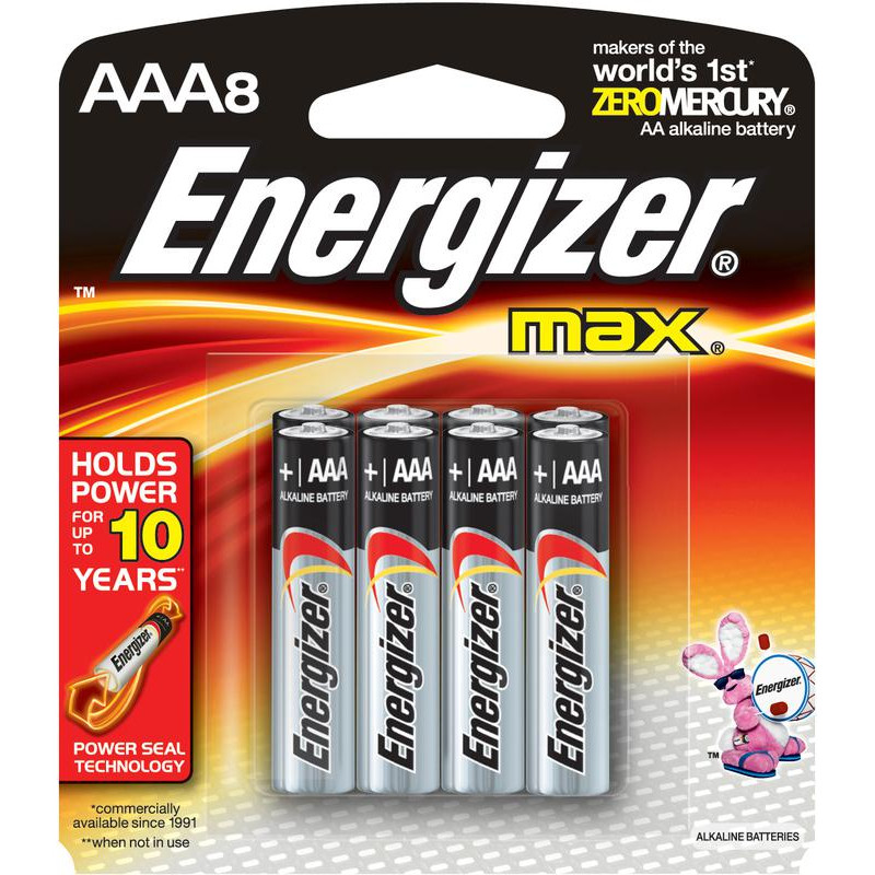 Energizer E92MP-8 8PK AAA ALKALN BATTERY