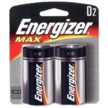 Energizer E95BP-2 2PK D ALKALINE BATTERY