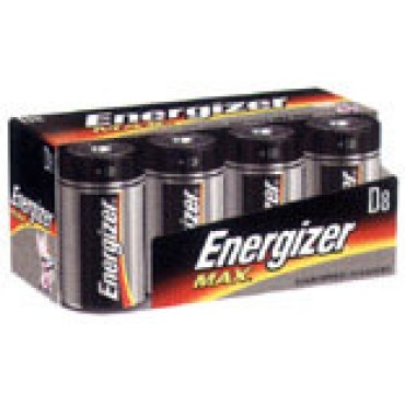 Energizer E95FP-8 8PK D ALKALINE BATTERY