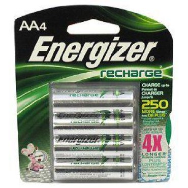 Energizer NH15BP-4 AA NIMH RECH BATTERY