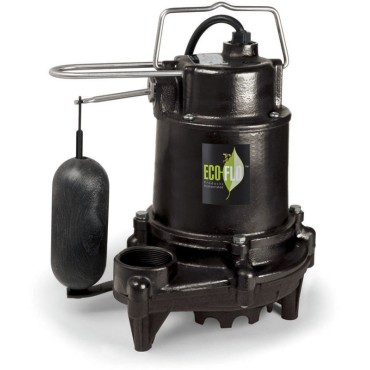 Eco-Flo Products EFSA50 1/2 HP PRO CI SUMP PUMP