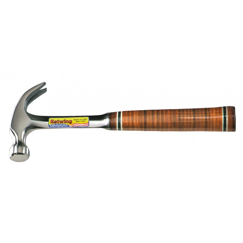 Wylaco Supply Estwing 20 oz. Claw Hammer (Leather)