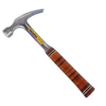 Estwing 12oz Leather Handle Rip Hammer Smooth Face