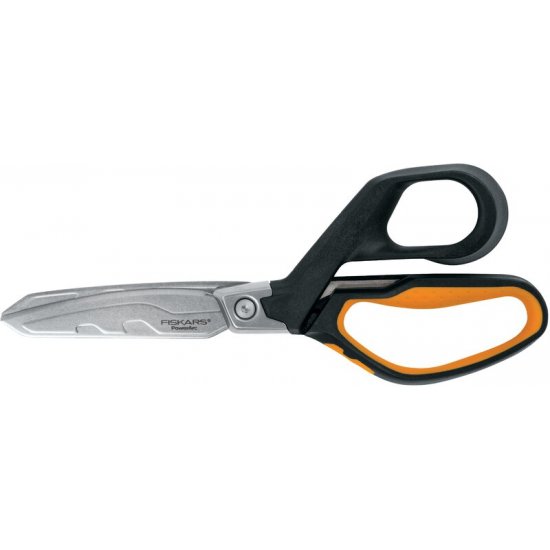 FISKARS 01-004250J Scissors, Bent Handle, General Purpose, Household,  Stainless Steel, 8
