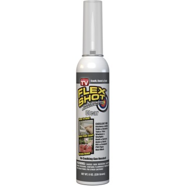 Flexseal Products FSH8C-4 CLEAR FLEX SHOT       