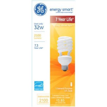GE Consumer Products 24684 32W CFL SPIRAL BULB
