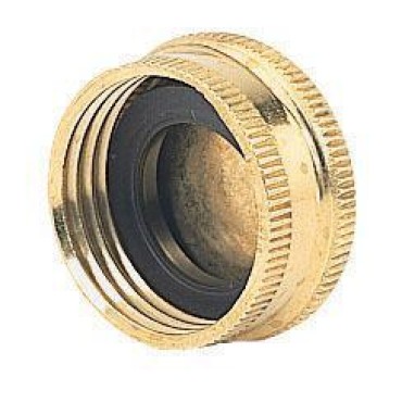 Gilmour 805034 2PC 5/8 BRASS HOSE CAPS