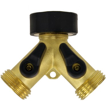 Gilmour 813004 Brass Y Shut-Off Valve 