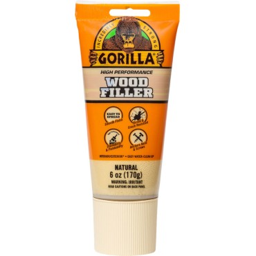 Gorilla Glue 107072 6oz TUBE WOOD FILLER